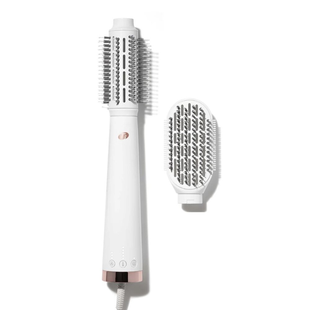 T3 Aiebrush Duo - Dual Attachment - White with Rose Gold Accents -  Used Twice